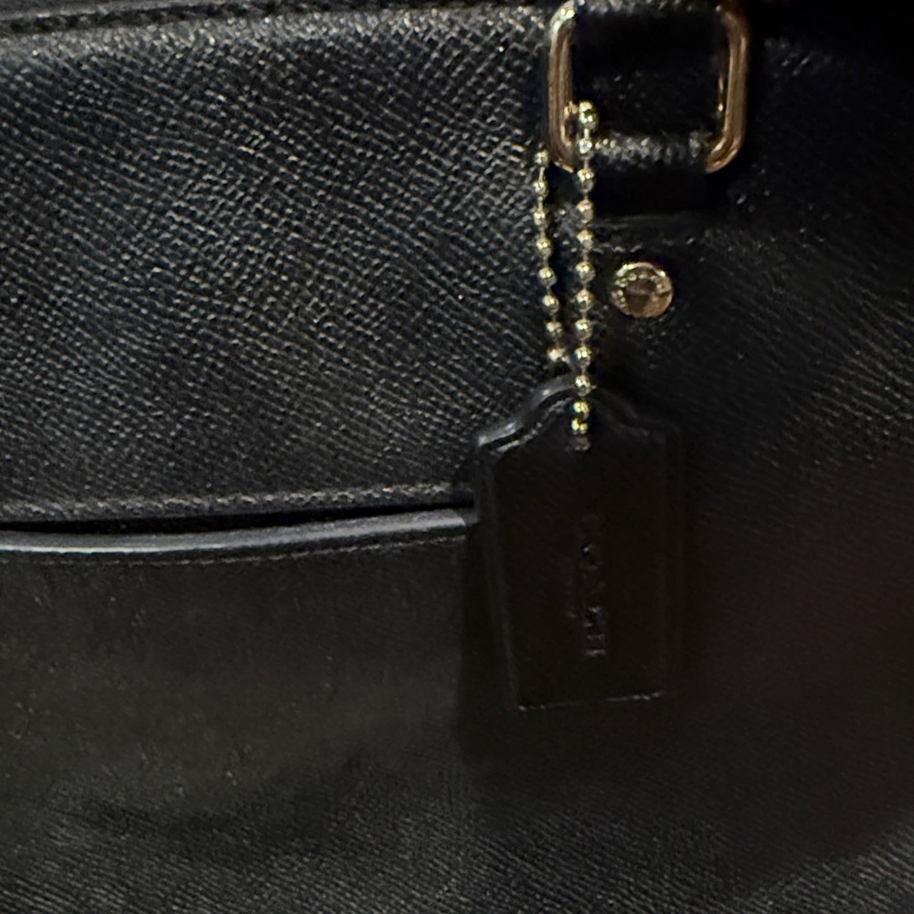 Black Coach Sierra Satchel Handbag - Picture 9 of 16